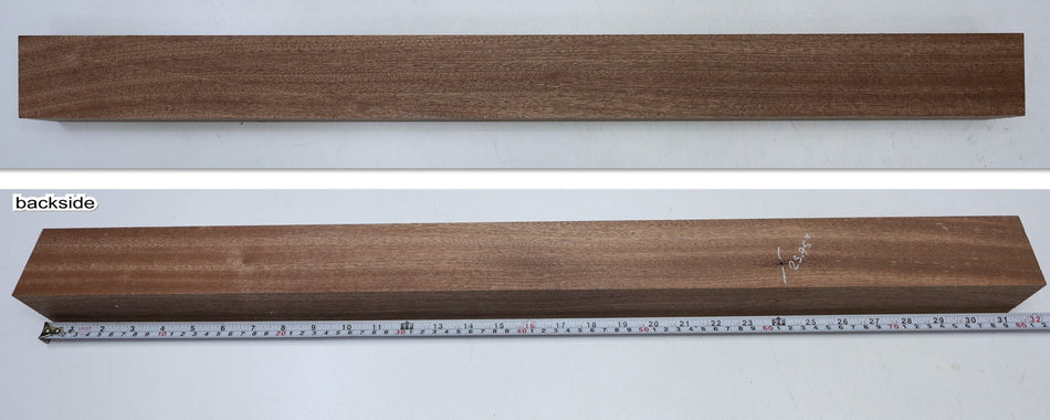 Sapele Block 1.75" x 2.55" x 31.3" - Stock# 6-6418