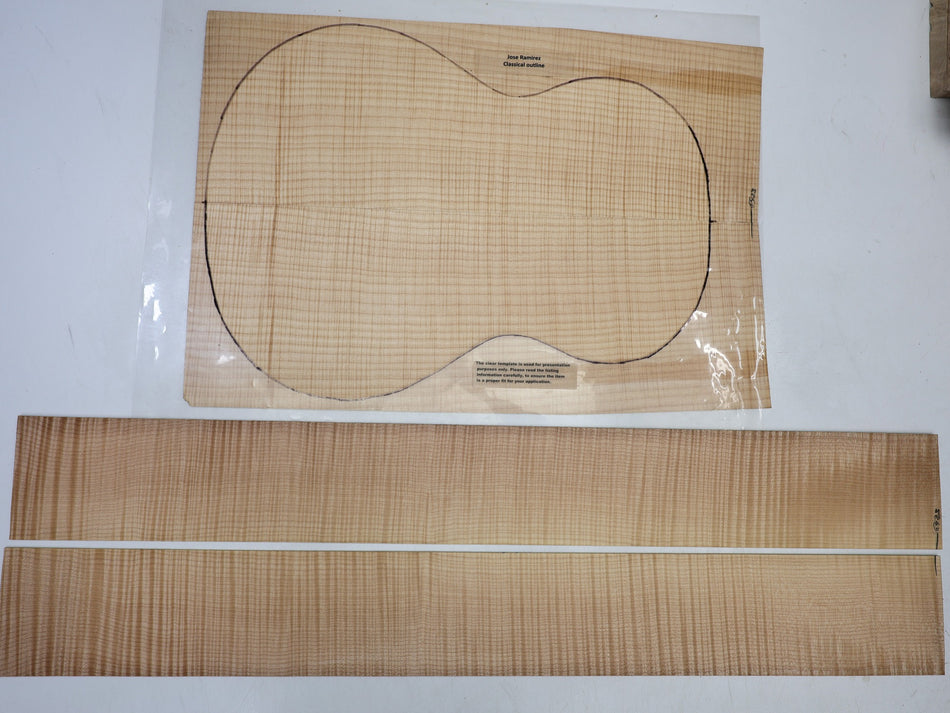 Maple Flame Classical back & side set (HIGH FIGURE) - Stock# 6-6423