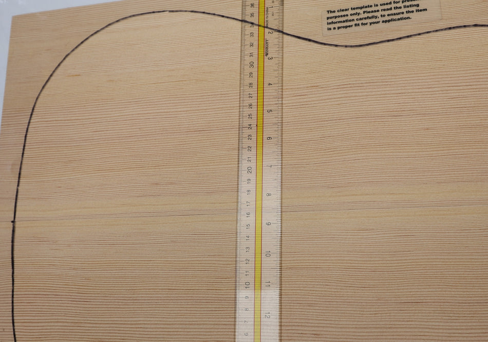 Douglas-Fir Dreadnought Guitar Set, 0.17" thick (+Professional) - Stock# 6-6450