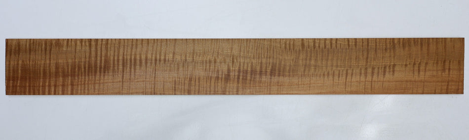 Torrefied Maple Flame Bass Fingerboard, 0.29" x 3.6" x 30" unslotted (GREAT FIGURE) - Stock# 6-6486