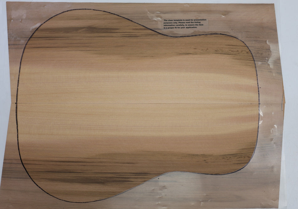 Red Cedar Dreadnought Guitar Set, 0.15" thick (Factory) - Stock# 6-6504