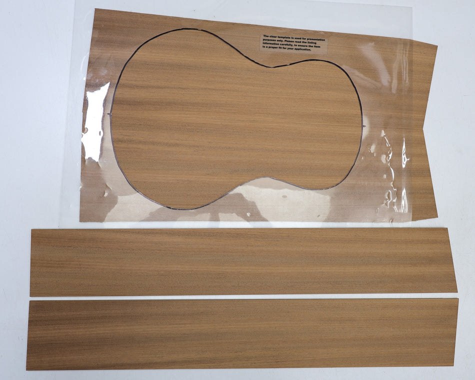 Back & Side set Sapele, Baritone Ukulele / Flat Mandolin - Stock# 6-6562
