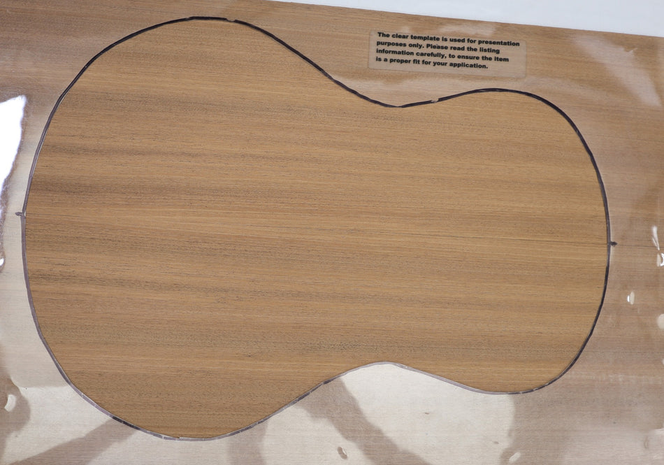 Back & Side set Sapele, Baritone Ukulele / Flat Mandolin - Stock# 6-6562