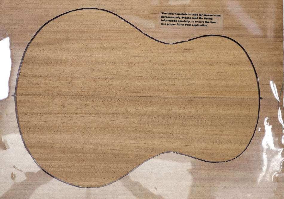 Back & Side set Khaya African Mahogany, Baritone Ukulele / Flat Mandolin - Stock# 6-6563