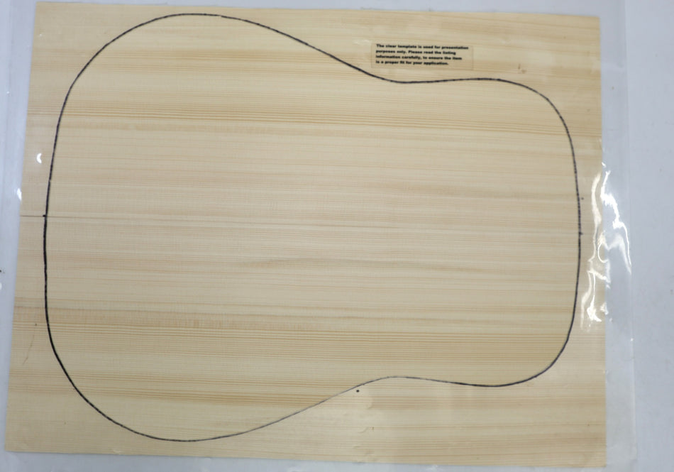 Red Spruce Dreadnought Guitar Set, 0.18" thick (Professional)  - Stock# 6-6575