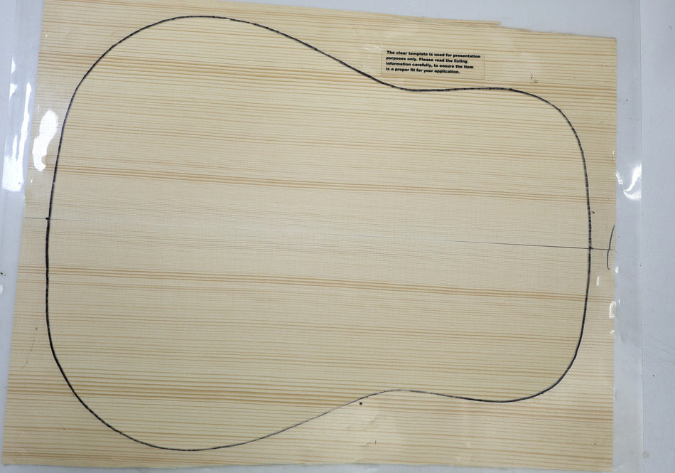 Red Spruce Dreadnought Guitar Set, 0.18" thick (Professional)  - Stock# 6-6607
