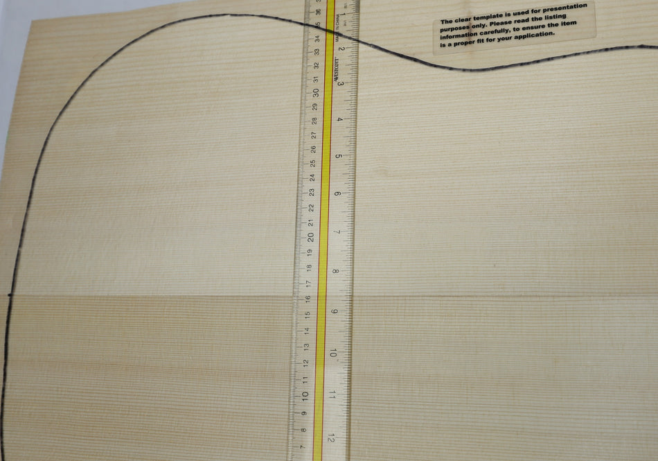 European Spruce Dreadnought Guitar Set, 0.15" thick (HIGH GRADE 4★) - Stock# 6-6609