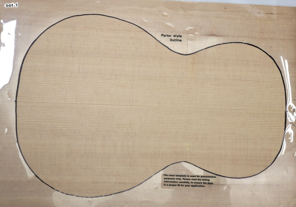 Sitka Spruce Parlor, 2 Guitar sets, 0.15" thick (Standard) - Stock# 6-6628