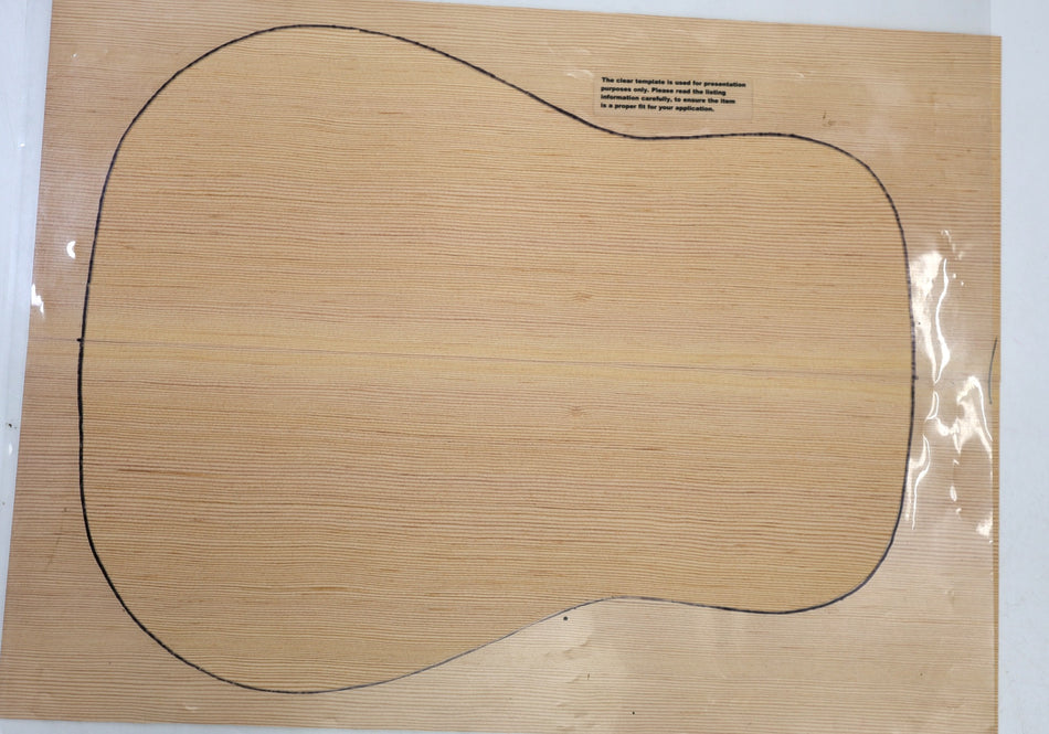Douglas-Fir Dreadnought Guitar Set, 0.18" thick (Standard 3★) - Stock# 6-6629