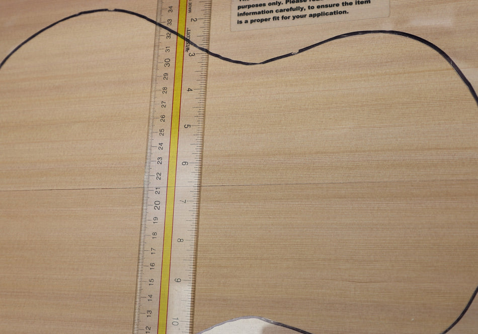 Red Cedar Ukulele Guitar Set, 0.17" thick (HIGH GRADE 4★) - Stock# 6-6631