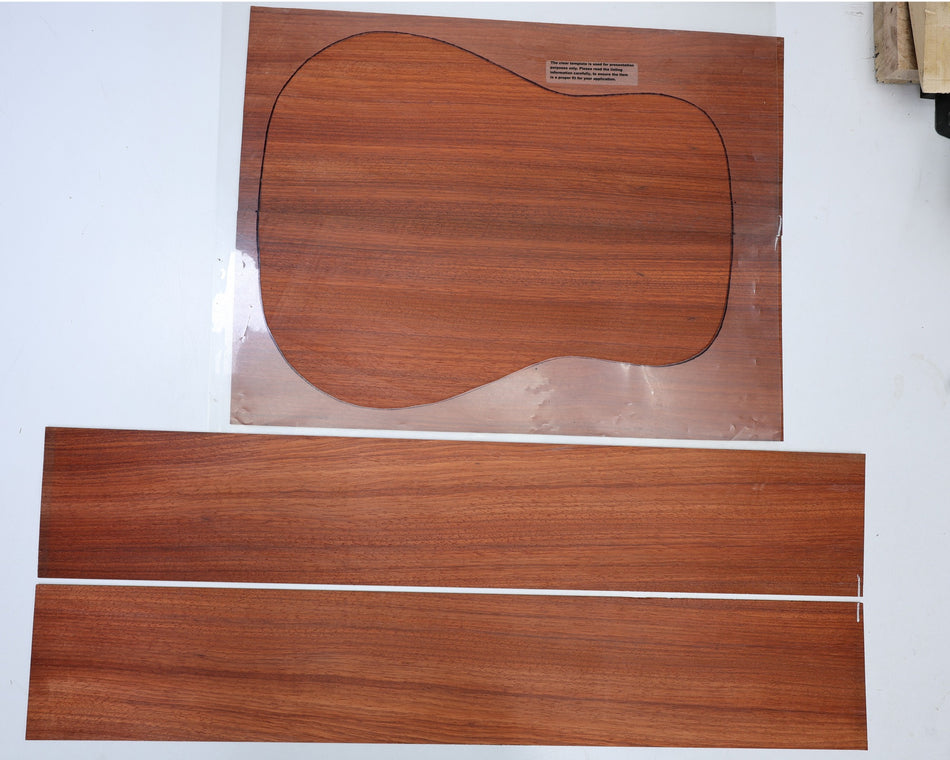 Padauk Dreadnought back & side set - Stock# 6-6633