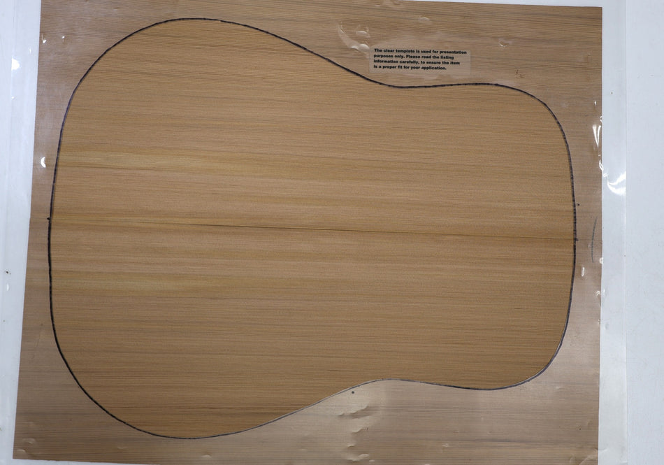 Red Cedar Dreadnought Guitar Set, 0.15" thick (Professional) - Stock# 6-6636