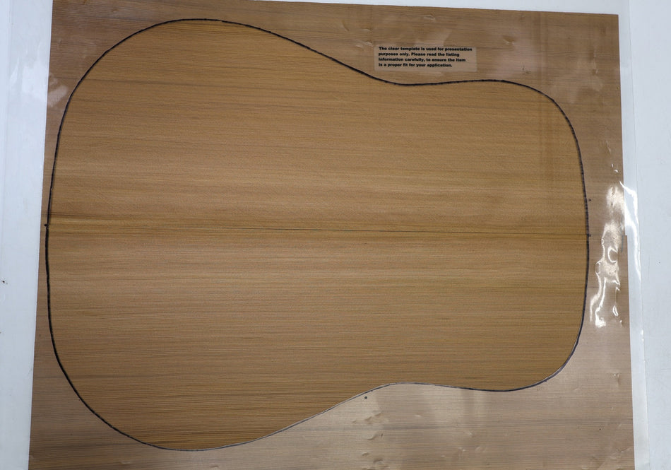 Red Cedar Dreadnought Guitar Set, 0.17" thick (+Factory) - Stock# 6-6666