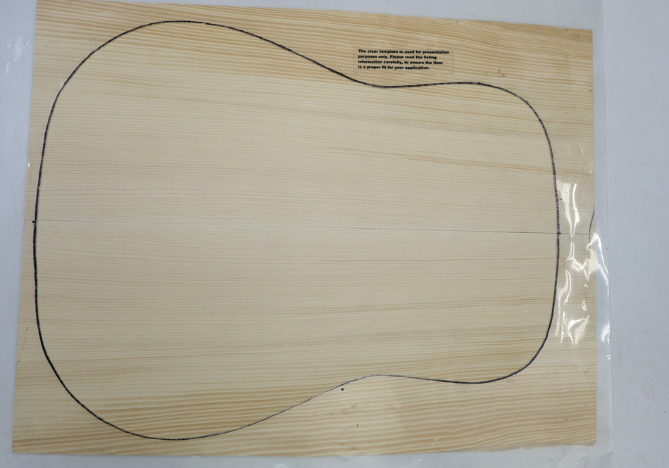 Red Spruce Dreadnought Guitar Set, 0.18" thick (Standard 3★) - Stock# 6-6667
