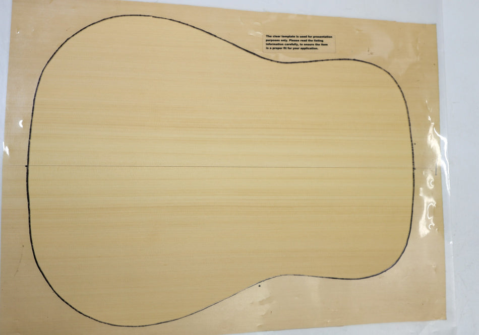 Yellow Cedar Dreadnought Guitar Set, 0.17" thick (+STANDARD +3★) - Stock# 6-6669