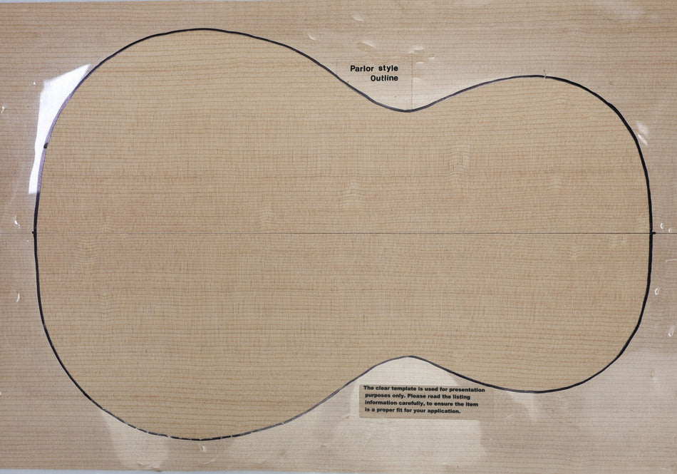 Sitka Spruce Parlor Guitar Set, 0.16" thick (Standard) - Stock# 6-6685