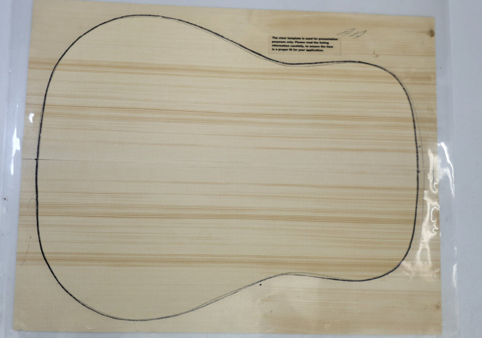 Red Spruce Dreadnought Guitar Set, 0.19" thick (+Professional)  - Stock# 6-6686