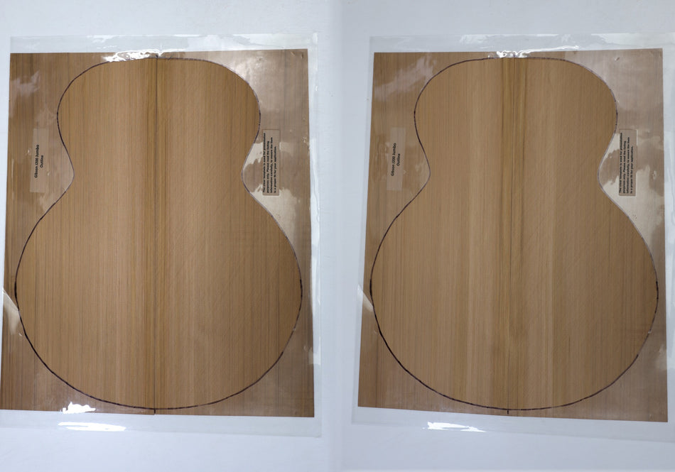 Red Cedar Jumbo, 2 Guitar Sets 0.17" thick (Factory) - Stock# 6-6688