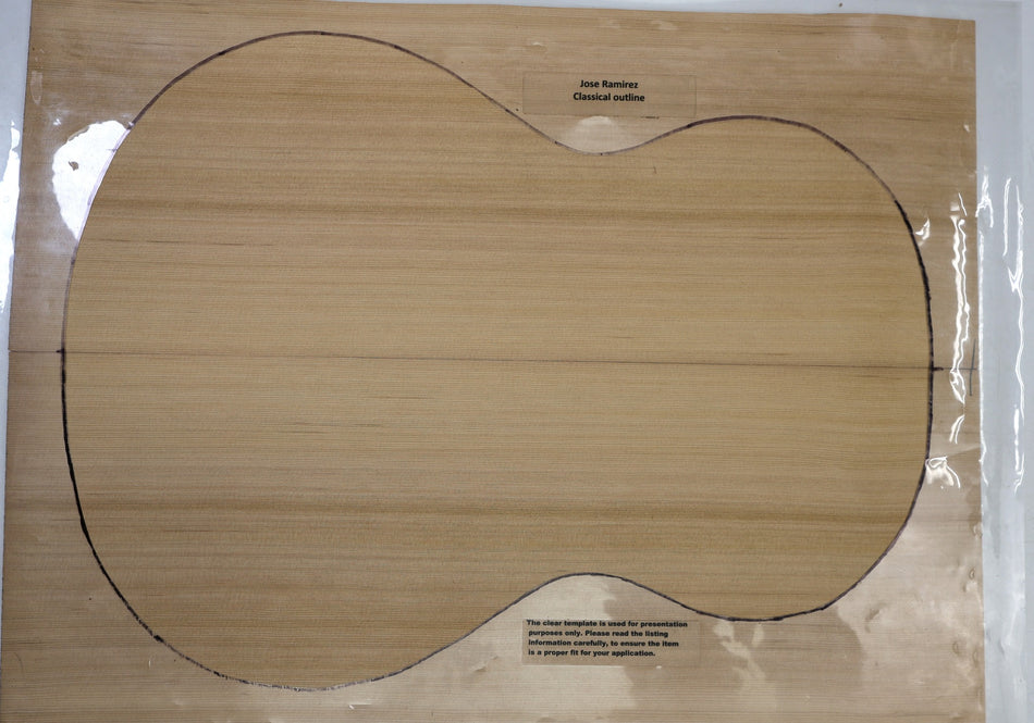 Red Cedar Classical Guitar Set, 0.15" thick (Professional) - Stock# 6-6742