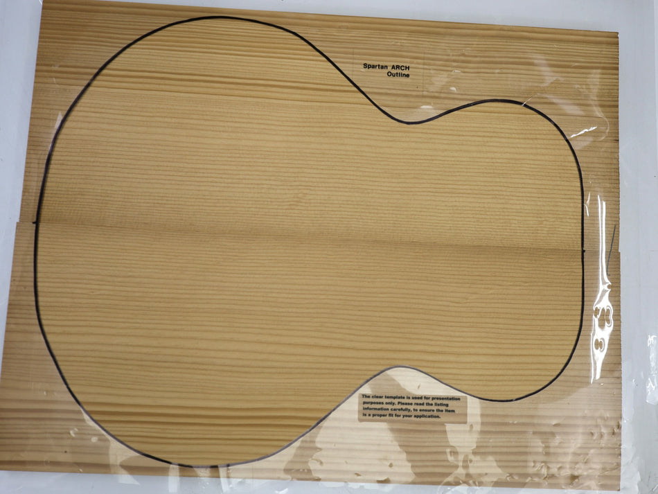 Torrefied Sitka Spruce Archtop Guitar set, 1" thick (+Factory) - Stock# 6-6746