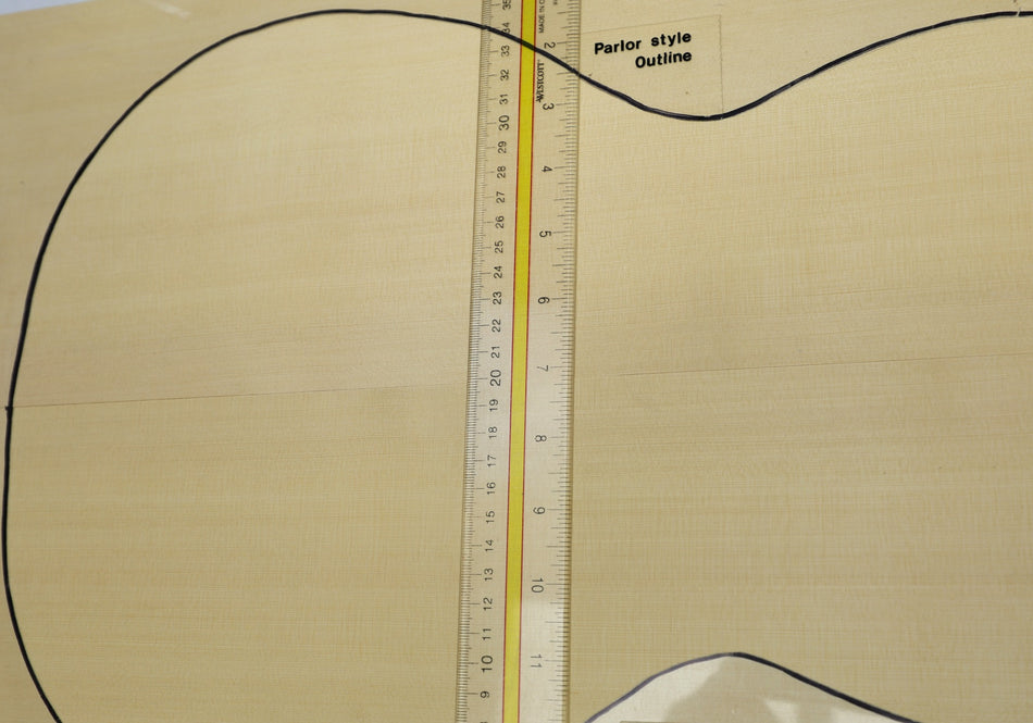 Yellow Cedar Parlor Guitar set, 0.17" thick (HIGH GRADE) - Stock# 6-6766