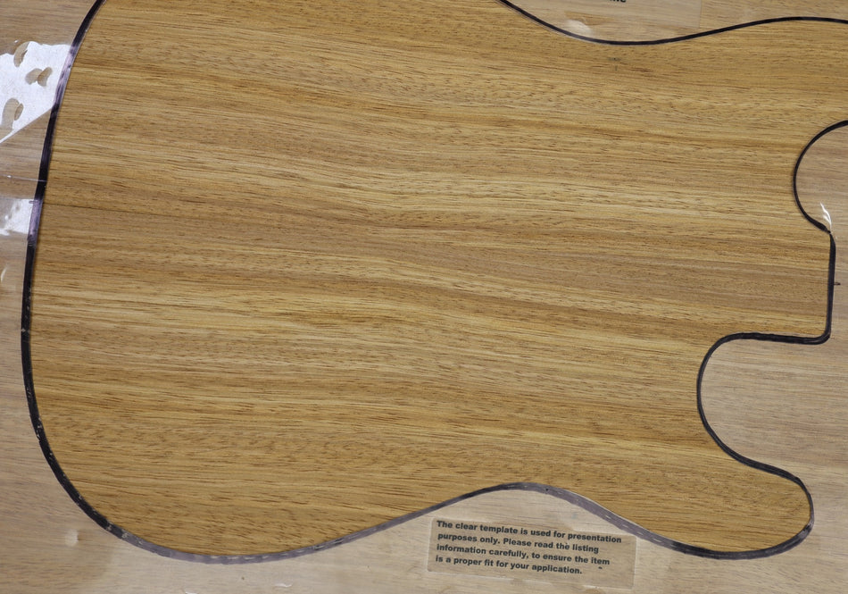 Espave Guitar set, 0.25" thick - Stock# 6-6770