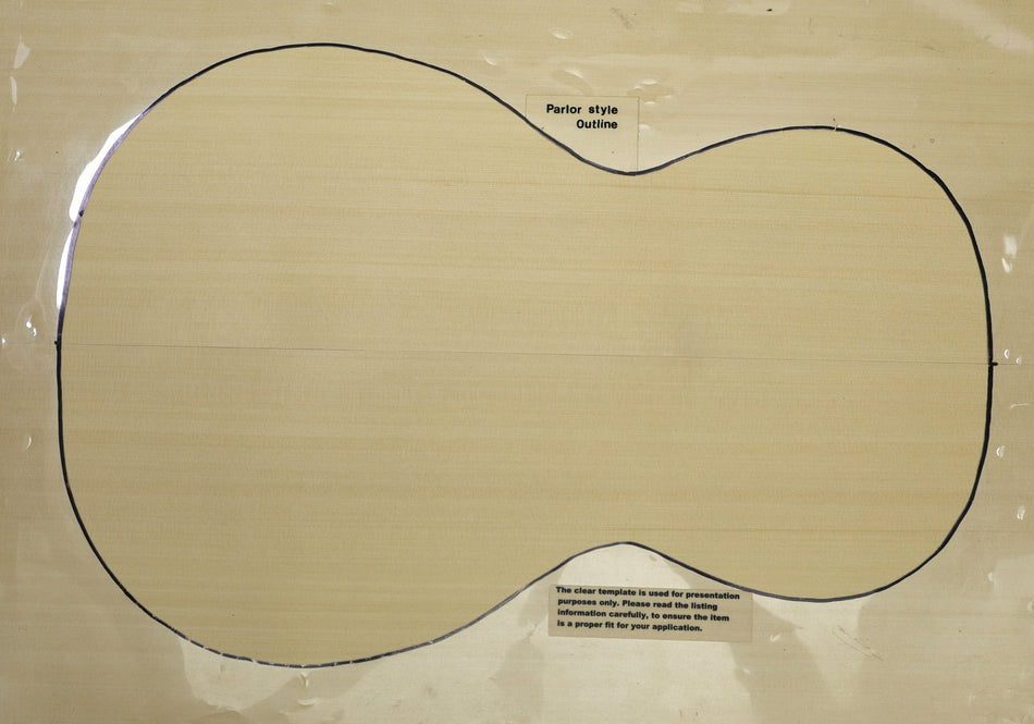 Yellow Cedar Parlor Guitar set, 0.18" thick (HIGH GRADE) - Stock# 6-6777