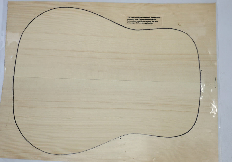 Engelmann Spruce Dreadnought Guitar Set, 0.17" thick (Professional) - Stock# 6-6778