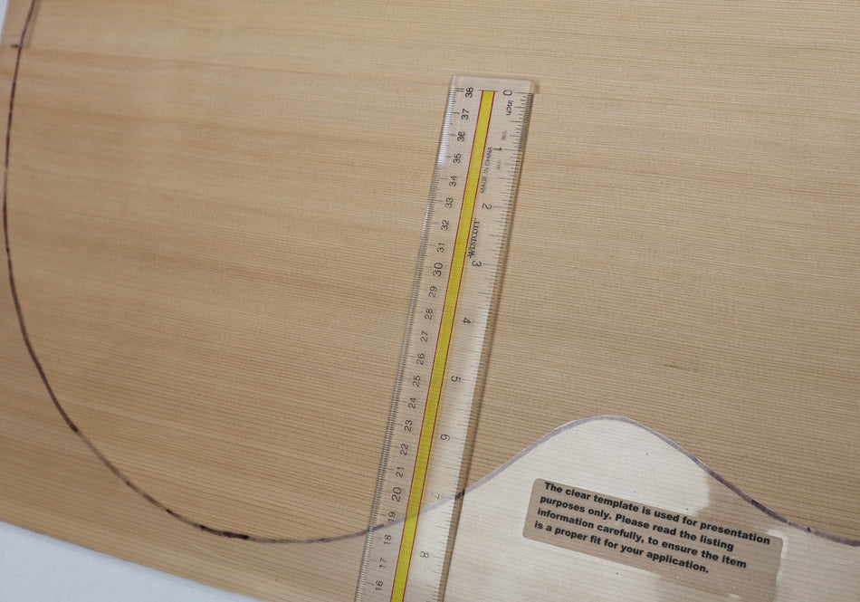 Red Cedar Jumbo Guitar Set, 3mm thick (+Professional) - Stock# 6-6788
