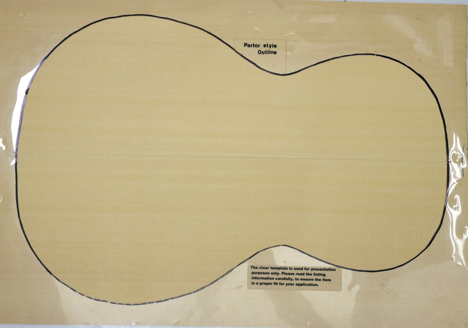 Yellow Cedar Parlor Guitar set, 0.18" thick (PREMIUM) - Stock# 6-6810