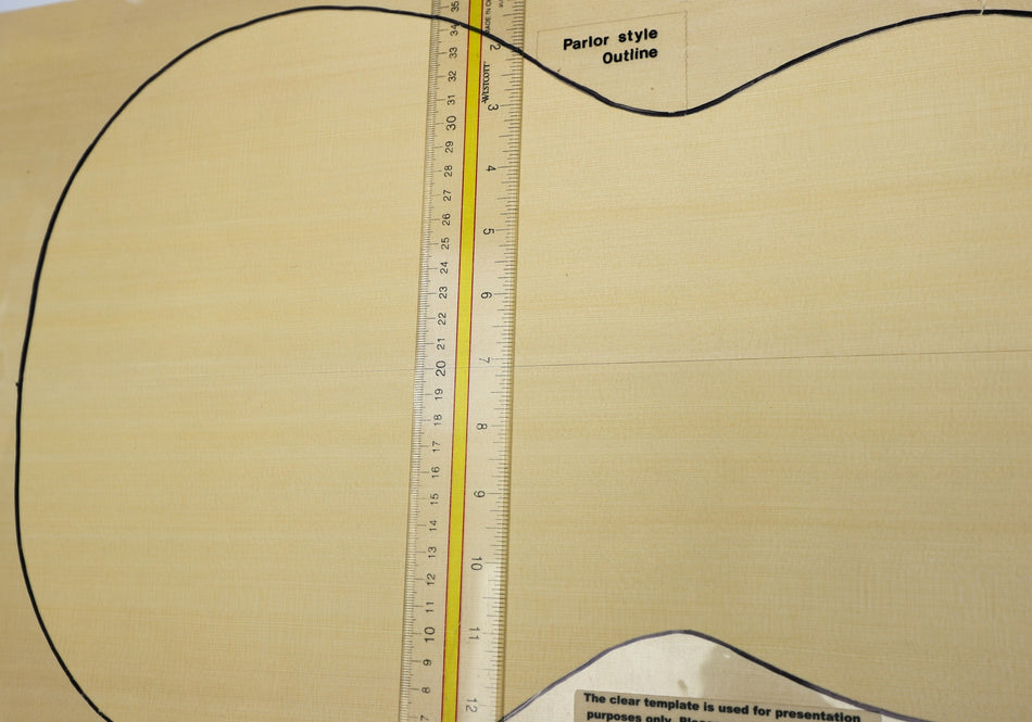 Yellow Cedar Parlor Guitar set, 0.18" thick (PREMIUM) - Stock# 6-6810