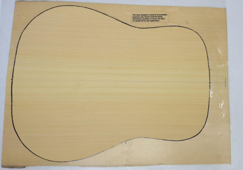 Yellow Cedar Dreadnought Guitar Set, 0.17" thick (HIGH GRADE) - Stock# 6-6844