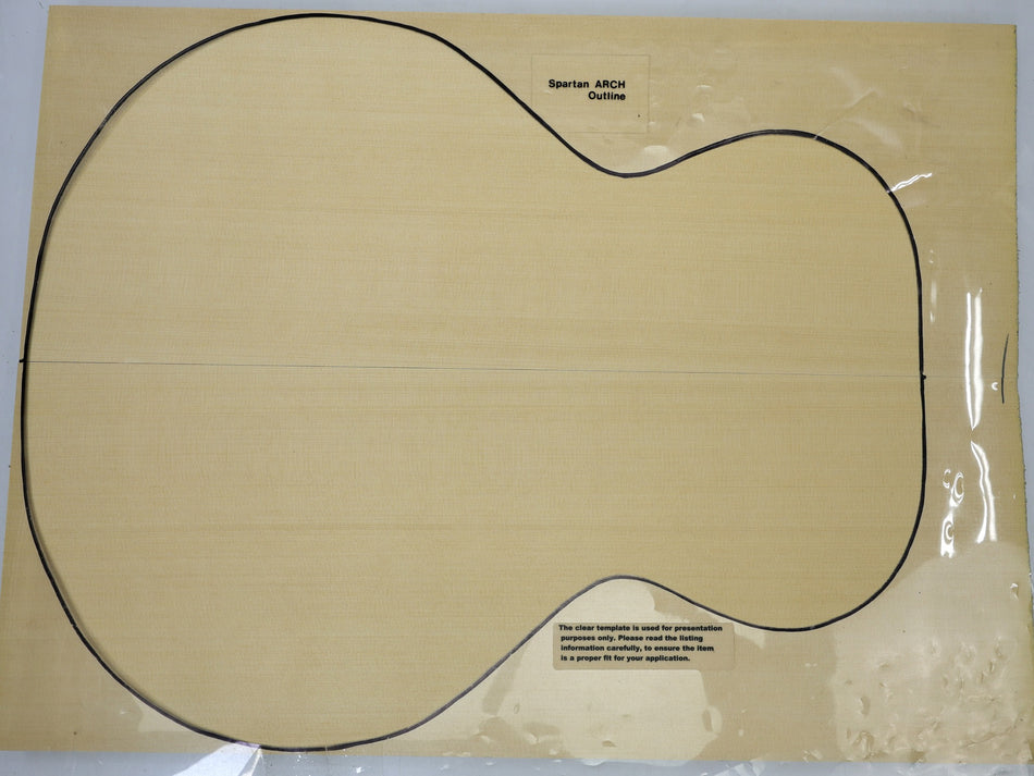 Yellow Cedar Archtop Guitar set, 1.1" thick (HIGH GRADE 4★) - Stock# 6-6847
