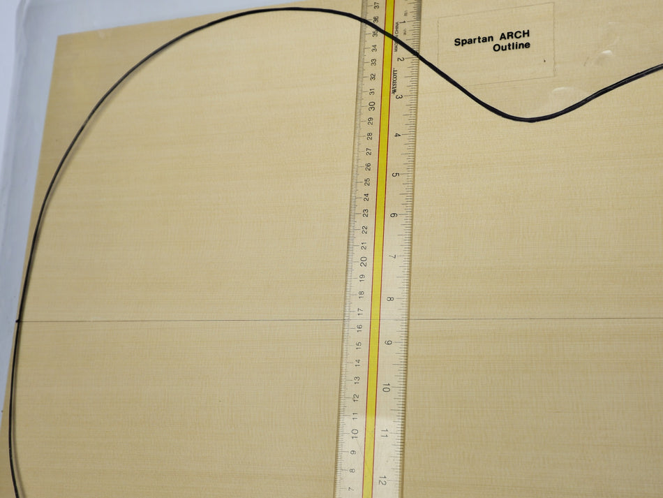 Yellow Cedar Archtop Guitar set, 1.1" thick (HIGH GRADE 4★) - Stock# 6-6847
