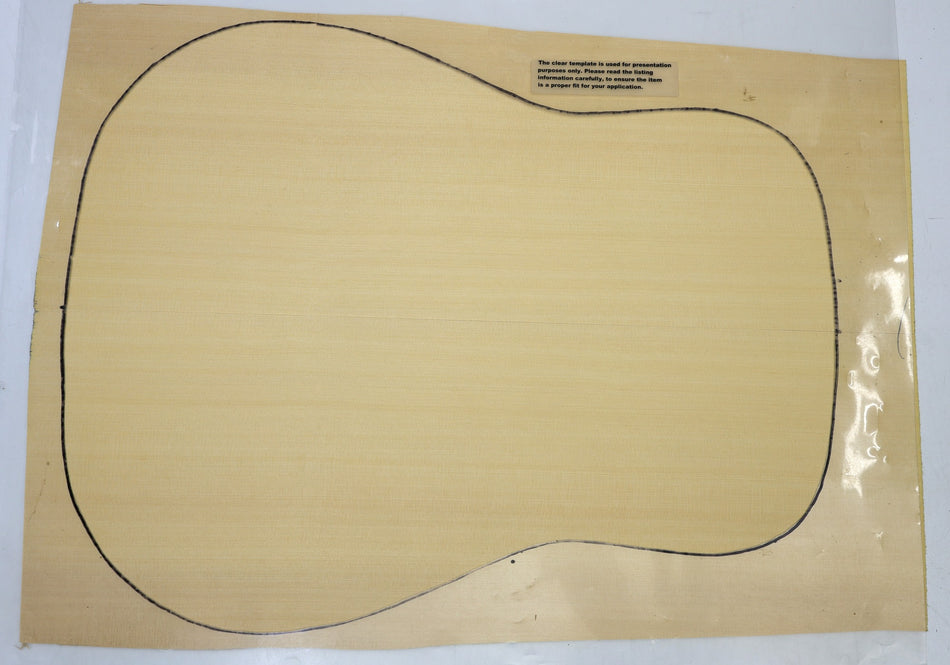 Yellow Cedar Dreadnought Guitar Set, 0.17" thick (HIGH GRADE) - Stock# 6-6862