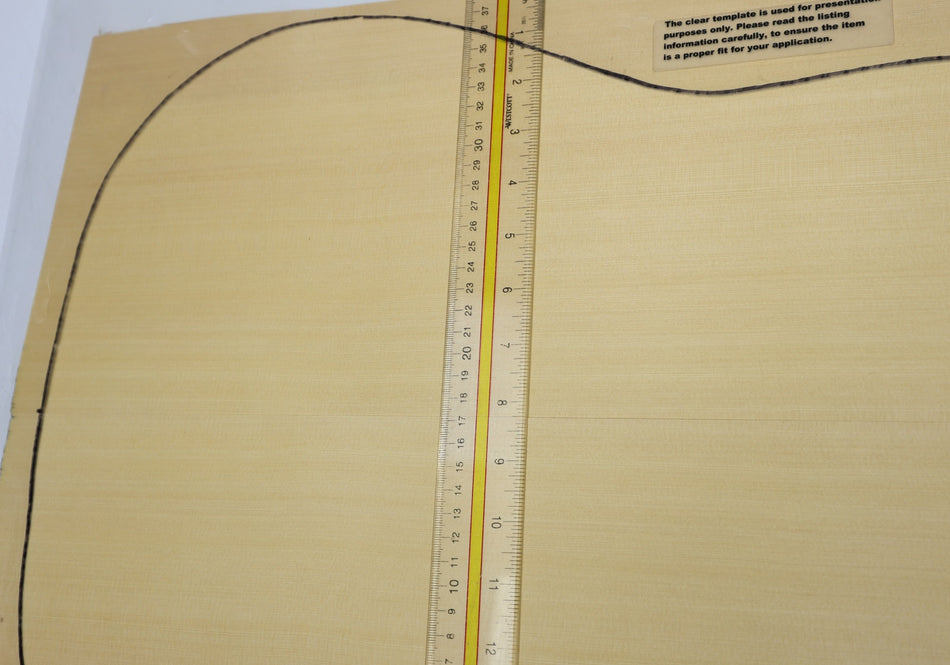 Yellow Cedar Dreadnought Guitar Set, 0.17" thick (HIGH GRADE) - Stock# 6-6862