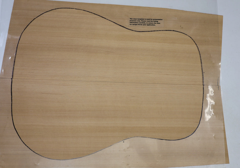 Red Cedar Dreadnought Guitar Set, 0.13" thick (Professional) - Stock# 6-6873