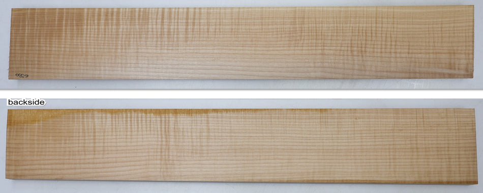 Maple Flame Neck Blank 0.9" x 4.5" x 28.8" (Great Figure) - Stock# 6-6880