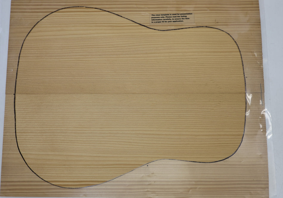 Torrefied Sitka Spruce Dreadnought Guitar Set, 0.22" thick (+Factory) - Stock# 6-6889