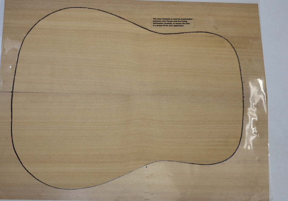 Red Cedar Dreadnought Guitar Set, 0.13" thick (+Factory) - Stock# 6-6891