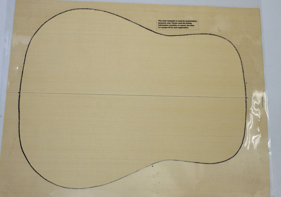Yellow Cedar Dreadnought Guitar Set, 0.17" thick (+HIGH GRADE) - Stock# 6-6892