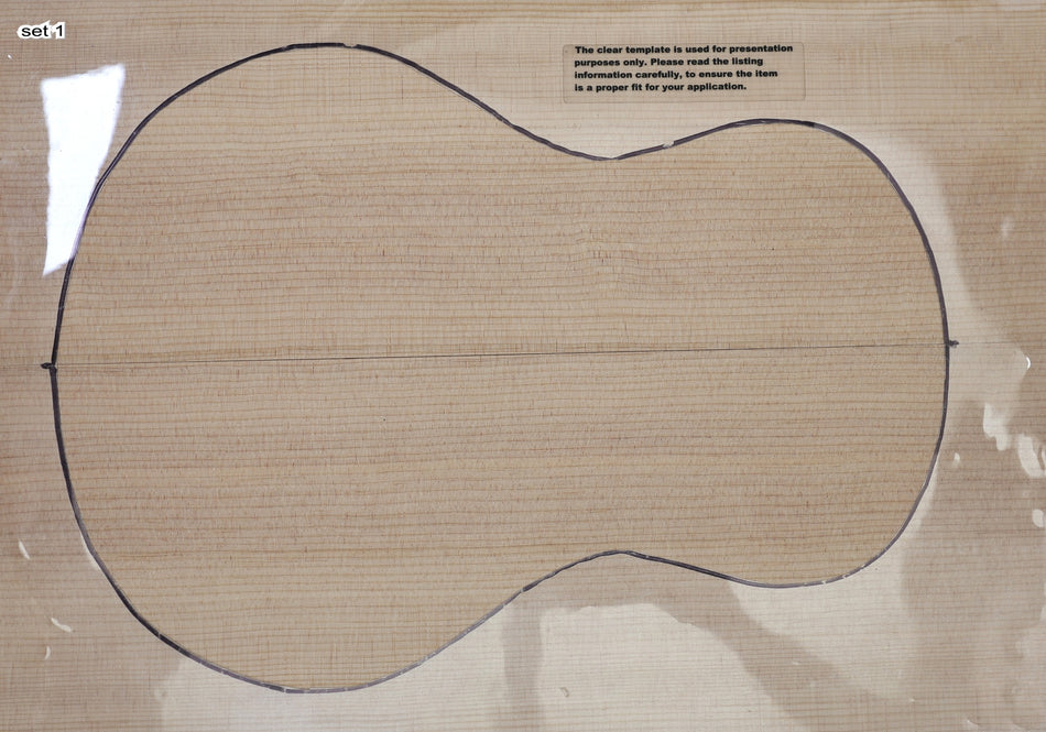 Sitka Spruce Ukulele / Flat Mandolin, 2 Sets 0.16" thick (Professional) - Stock# 6-6902