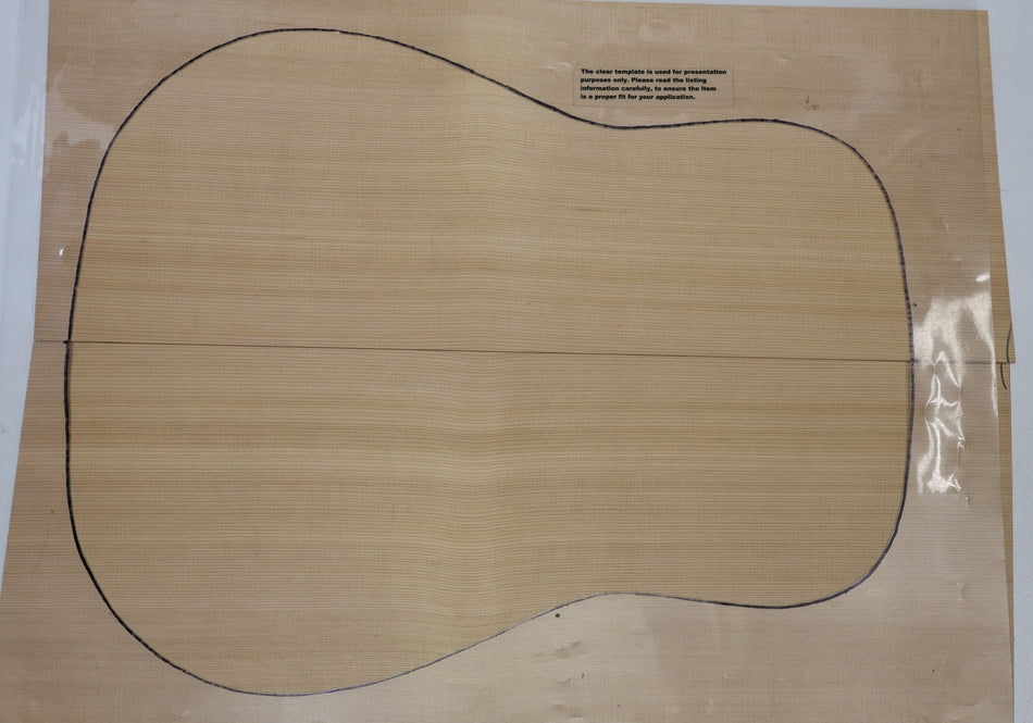 Red Cedar Dreadnought Guitar Set, 0.125" thick (Professional) - Stock# 6-6935