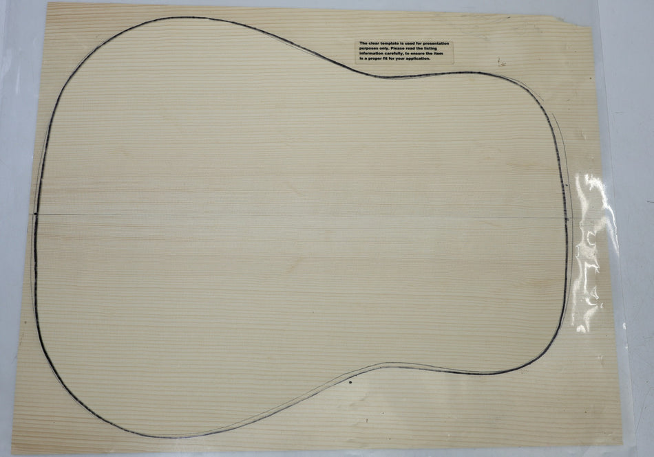 Red Spruce Dreadnought Guitar Set, 0.18" thick (HIGH GRADE) - Stock# 6-6943
