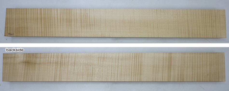 Sycamore Maple Neck Blank 1.7" x 4.1" x 32" (Great Figure) - Stock# 6-6948
