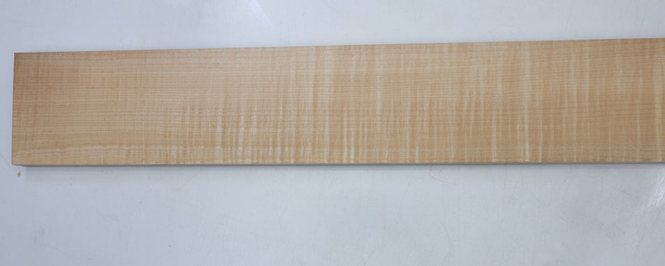 Maple Flame Neck Blank 1" x 4.4" x 33.8" (Great Figure) - Stock# 6-6952
