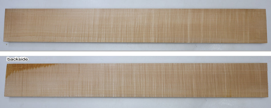 Maple Flame Neck Blank 1" x 4.4" x 33.8" (Great Figure) - Stock# 6-6952