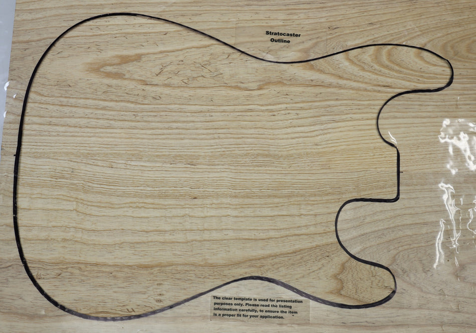 Swamp Ash body blank, unglued 2pc, 1.96" thick (+STANDARD) - Stock# 6-6969
