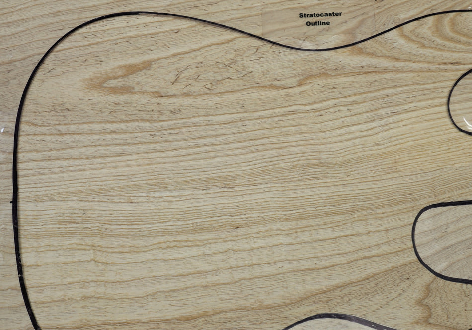Swamp Ash body blank, unglued 2pc, 1.96" thick (+STANDARD) - Stock# 6-6969