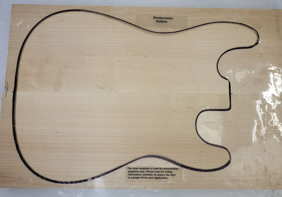 Alder body blank, unglued 2pc, 1.72" thick (+STANDARD +3★) - Stock# 6-6979